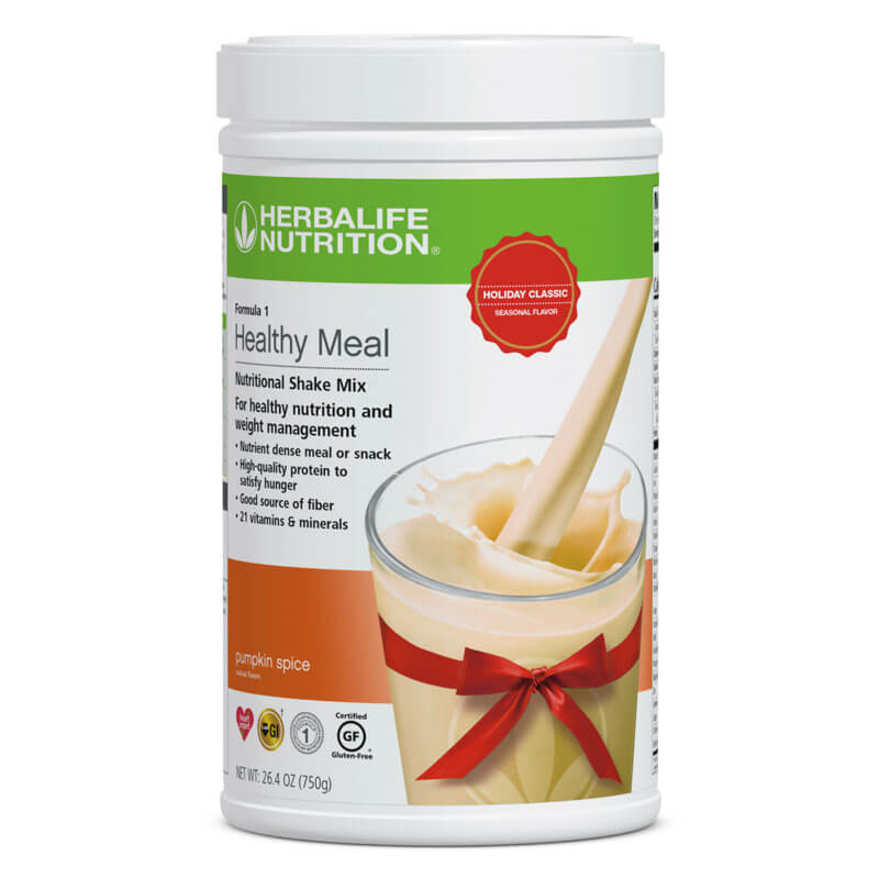 Herbalife Formula 1 Healthy Meal Nutritional Shake Mix: Limited Edition Pumpkin Spice